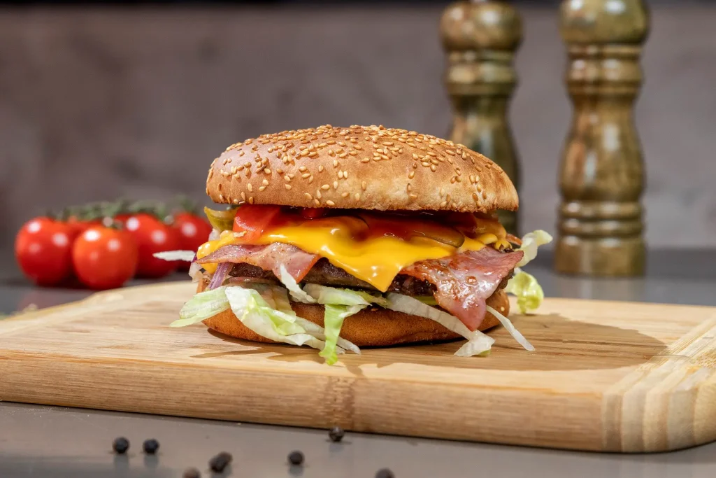 HAMBURGER CU BACON